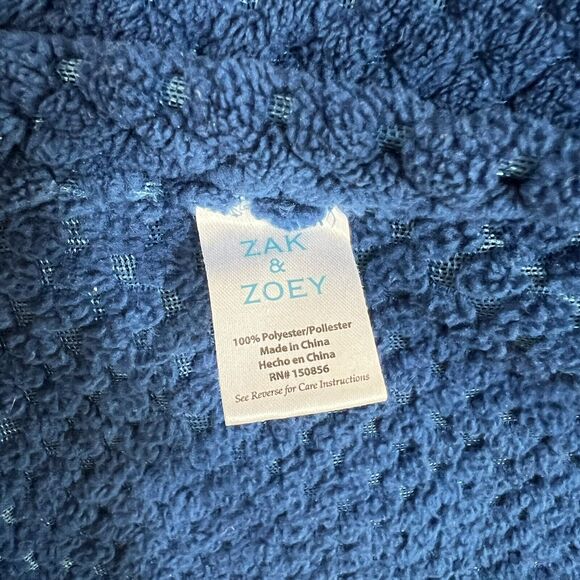 Zak & Zoey Baby Security Blanket “Little Dreamer” Plush Lovey Stars Moon - Picture 3 of 3